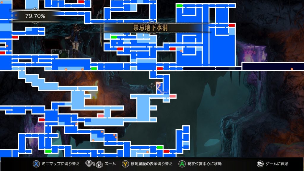 属性弾丸のレシピ　地図　禁忌地下水道