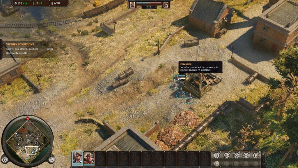 ironharvest 資源生産　占領画像