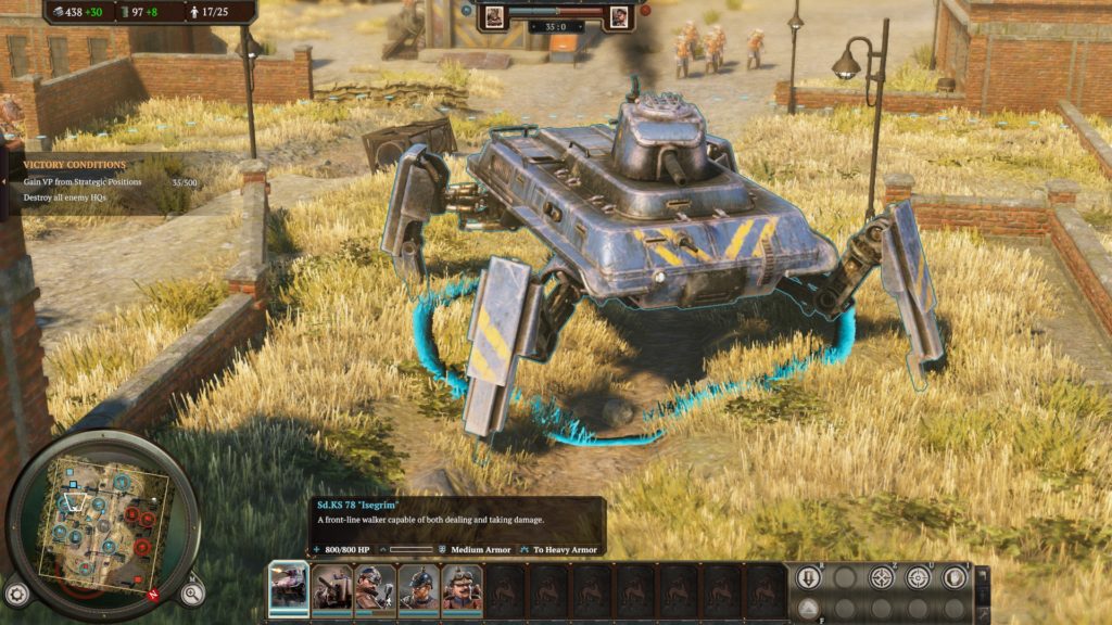 ironharvest 4脚メック サクソニー