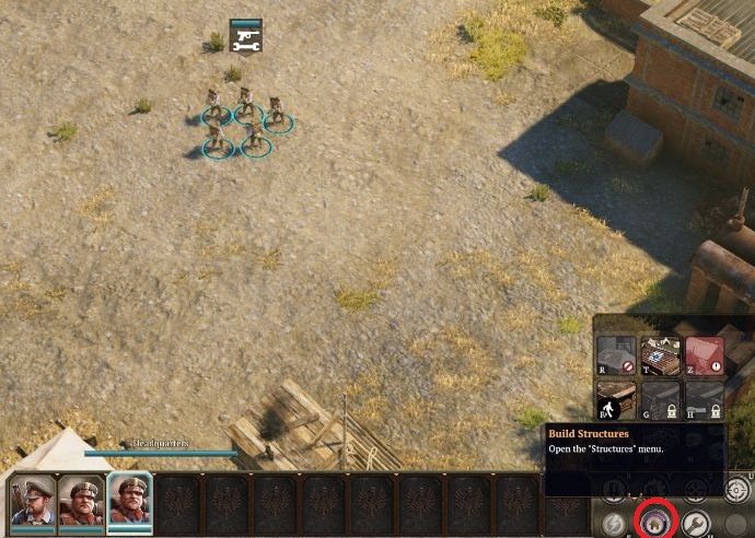 ironharvest　建築選択画面