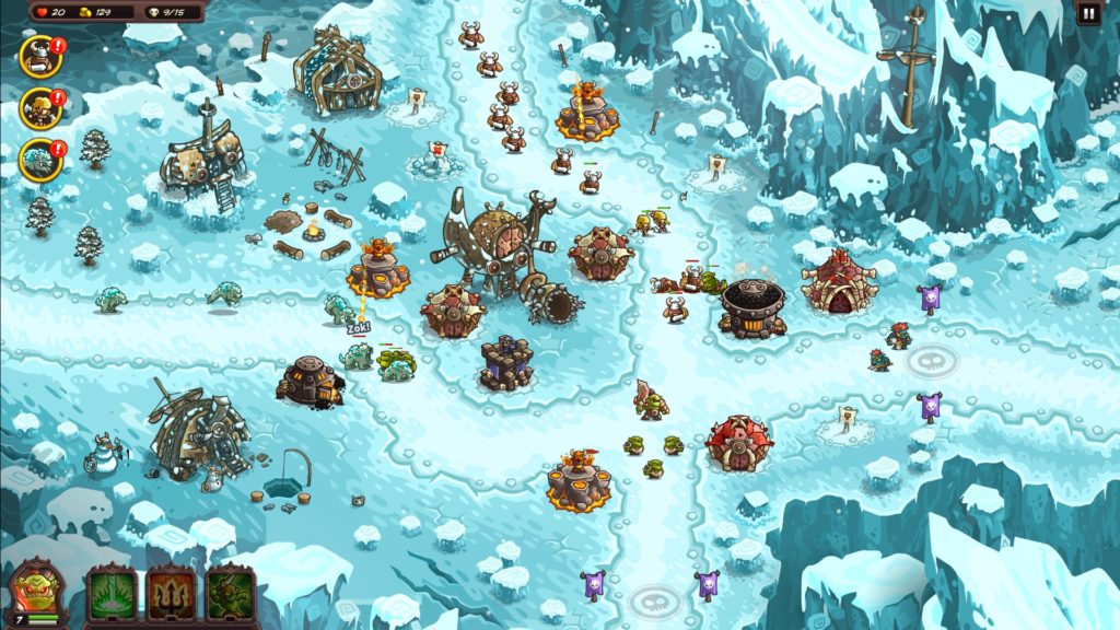 kingdom Rush Vegeance　戦闘画像