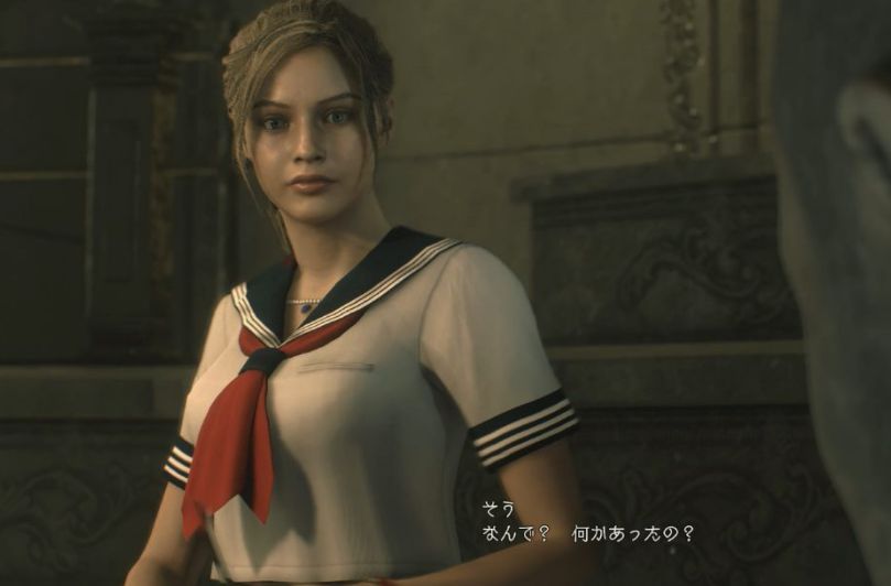 バイオハザードre2 クレア 衣装 mod